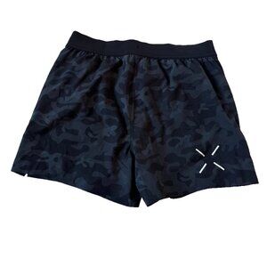 Ten Thousand Mens M 5" Inseam The Interval Short Black Gray Camo Print Liner